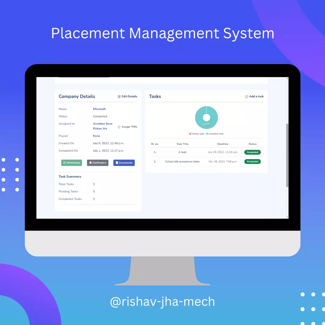 Placement Management System 12